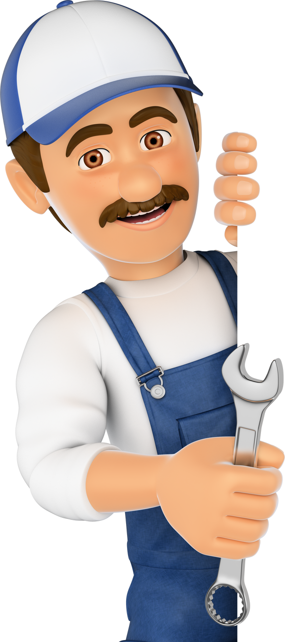 3D Mechanic Pointing Aside